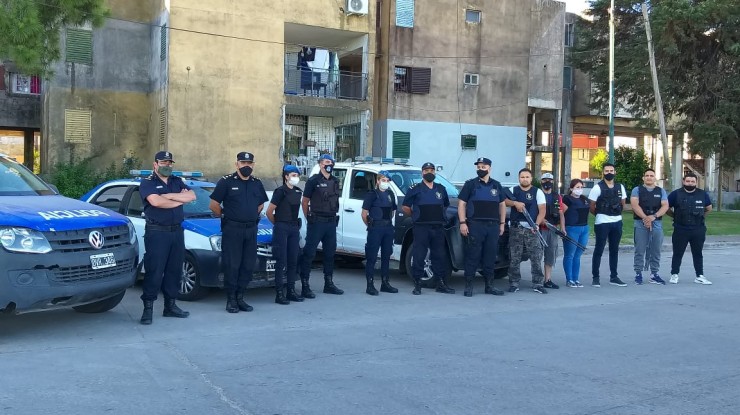 Operativo saturación en el barrio Presidente Perón